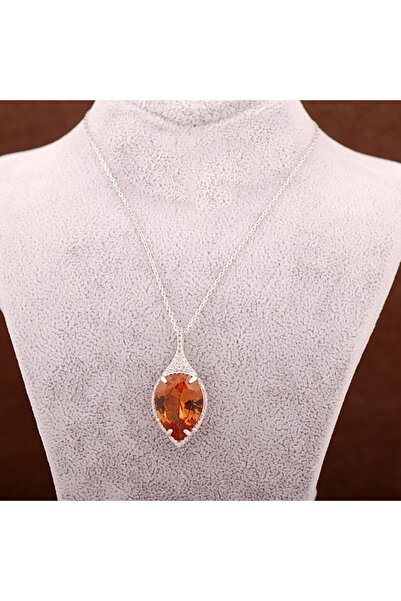 Sümer Telkari Renk Değiştiren Sultan Taşlı Gümüş Kolye 3630