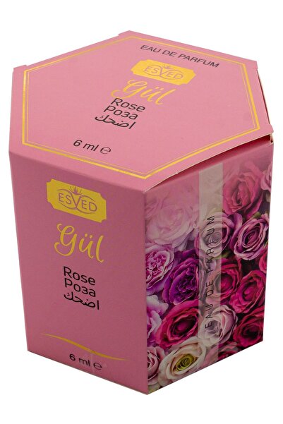 ESVED Gül Kokusu Alkolsüz Esans 6Ml. 6'lı Paket