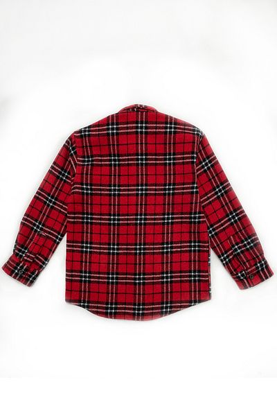 Doctor junior Boy's Red Lumberjack Shirt