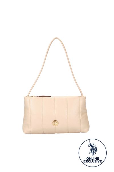 U.S. Polo Assn. Beige Women's Shoulder Bag - Us8645 Online Exclusive