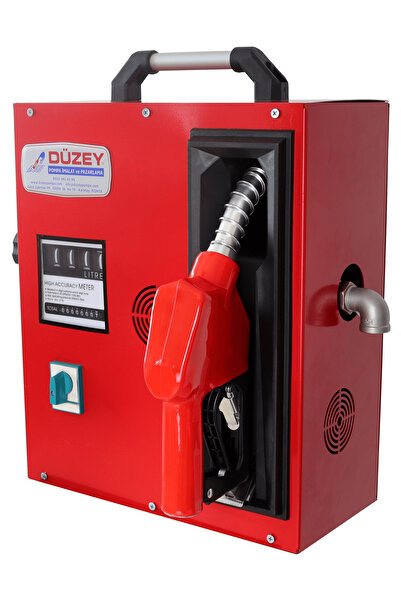 DÜZEY POMPA Düzey Pompa 220 Volt Sayaçlı Kapalı Tip Otomatik Mazot Aktarma Seti(Tabanca-sayaç-pompa-hortum)