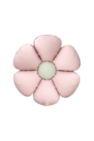 Çemrek Süs Parti Retro Pembe Papatya Folyo Balon 60 cm