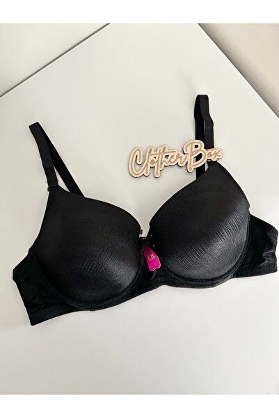 F.K Бюстгальтер на кісточках з блискучою тканинною чашкою без наповнення