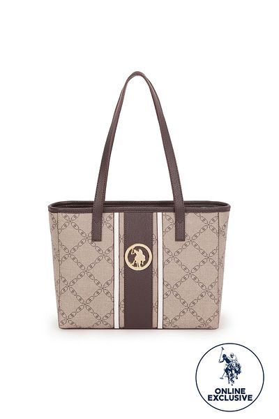U.S. Polo Assn. Us3118 Модел Mink-кафява дамска чанта през рамо - ексклузивно онлайн