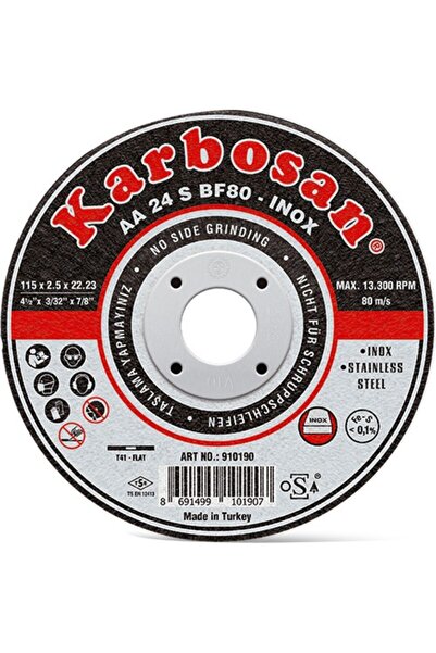 Genel Markalar Karbosan Inox Metal Kesici Ince Taş 115 Mm Kesici 5Li