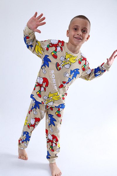 stella kids Sonic Printing Men's Pjama Suit (100% Cotton)