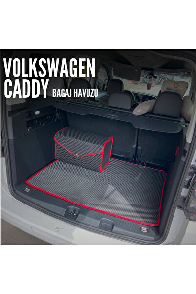 pascar Volkswagen Caddy araca özel yeni nesil bagaj havuzu