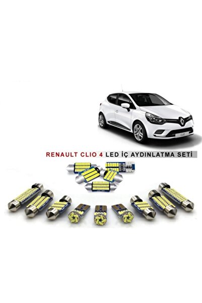 Erlight Renault Clio 4 Uyumlu Led Iç Aydınlatma Ampul Seti Parlak Beyaz