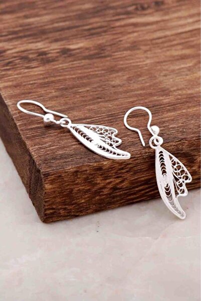 Sümer Telkari Telkari Işlemeli El Yapımı Gümüş Küpe 3989