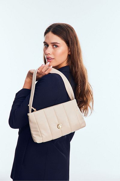 U.S. Polo Assn. Beige Women's Shoulder Bag - Us8645 Online Exclusive