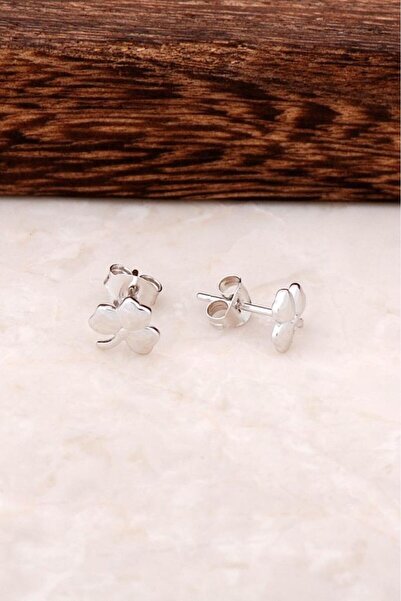 Sümer Telkari Yonca Tasarım Elişi Gümüş Küpe 4332