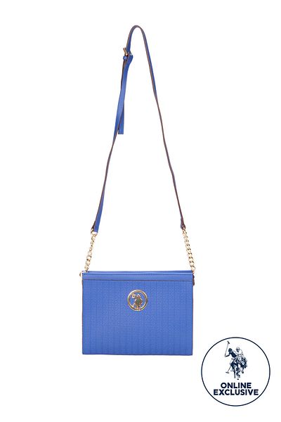 U.S. Polo Assn. Geantă Messenger Indigo pentru damă - Us8629 Online Exclusive