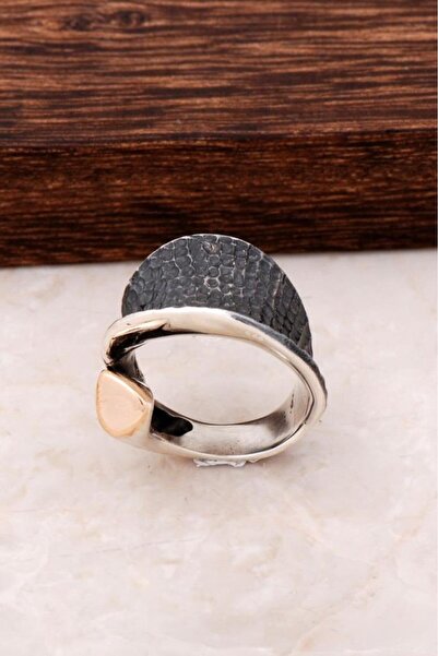 Sümer Telkari Çekiç Dövme El Yapımı Gümüş Yüzük 843