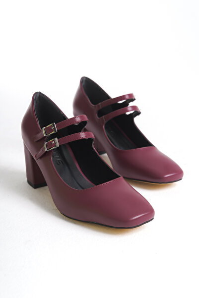VONJE Carol Burgundy Women's Heeled Shoes