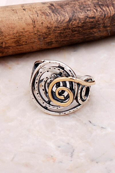 Sümer Telkari Sarma Elişi Tasarım Gümüş Yüzük 3141