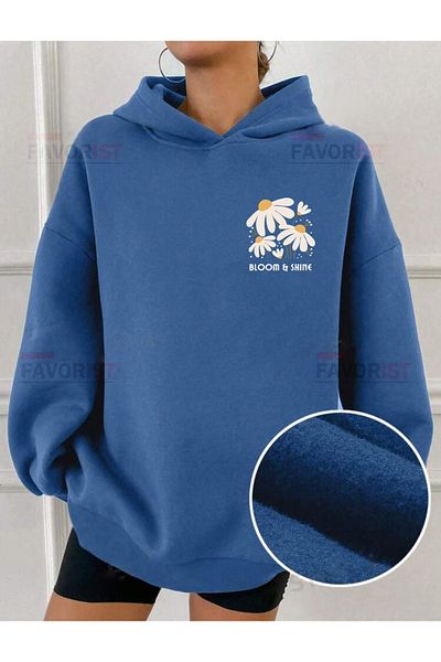 FAVORİST Φούτερ με κουκούλα Oversize (BLOOM SHINE).