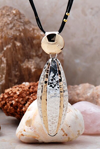 Sümer Telkari Çekiç Dövme El Yapımı Gümüş Kolye 6797