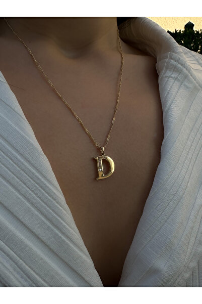 Batuhan Kuyumculuk 14 Ayar D Harf Kolye Ucu