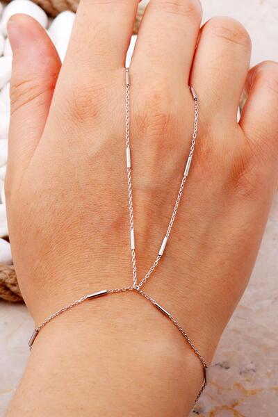 Sümer Telkari Tasarım Rodyumlu Gümüş Şahmeran 57