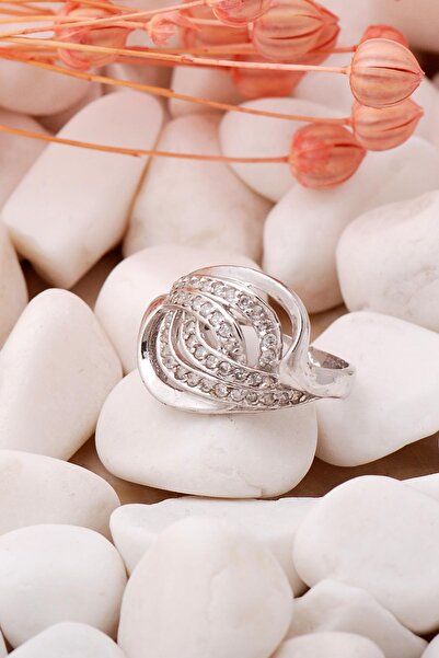 Sümer Telkari Tasarım Rodyumlu Gümüş Yüzük 291