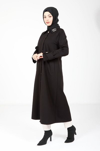 Beyza Μαύρο Καπάκι με Απολέμπες Πλάτη 9052