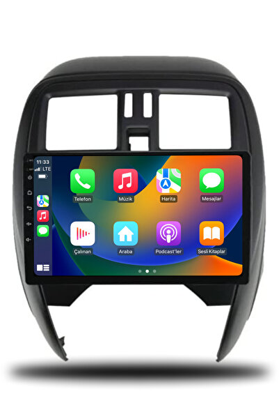 Genel Markalar Nissan Micra Android Carplay Multimedya 2014-2018  Uyumlu 2GB ...