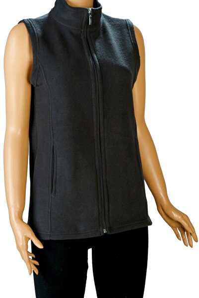 Giyimde Evrim Kadın Antrasit Polar Yelek