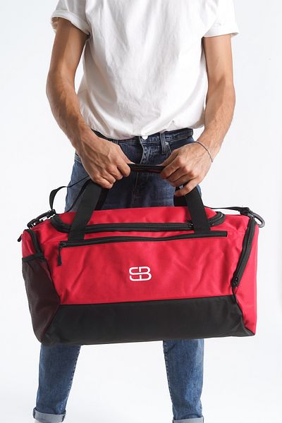 Solo Bag Geantă de călătorie și fitness zilnică pentru sport, unisex, de mărime medie, cu compartiment pentru pantofi