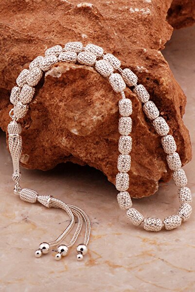 Sümer Telkari Usta İşi Özel Üretim Elişi Telkari Kapsül Gümüş Tesbih 353