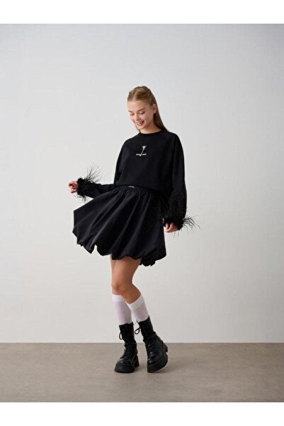 Zekids Φούτερ για κορίτσια με φτερωτό σχέδιο