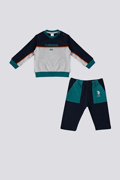 U.S. Polo Assn. U.S. Polo Assn Navy Blue Pocket Baby Set of 2