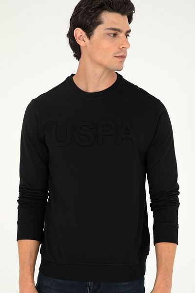 U.S. Polo Assn. U.S. Polo Assn Jellysk024 Men's Black Sweat - 1926931