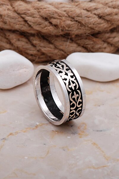 Sümer Telkari Tasarım Elişi Gümüş Erkek Alyans 02