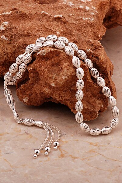 Sümer Telkari Usta İşi Özel Üretim Elişi Telkari Gümüş Tesbih 351