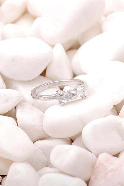 Sümer Telkari Fiyonk Rodyumlu Gümüş Tasarım Ince Yüzük 3490