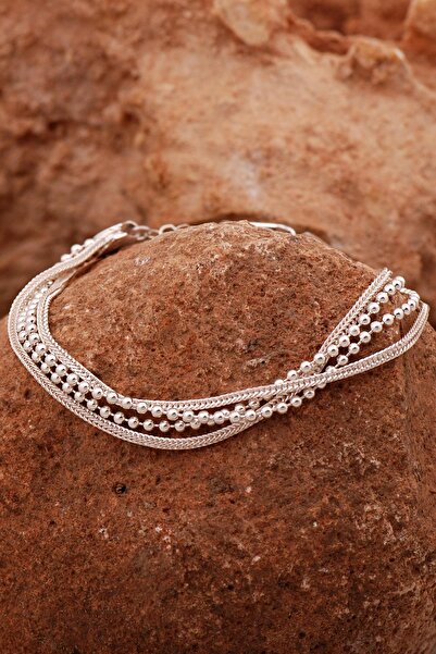 Sümer Telkari Hasır Elişi Gümüş Bileklik 4421