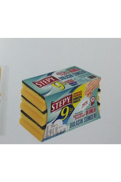 STEPY Dish Sponge Corrugated Box of 9 (Premium)