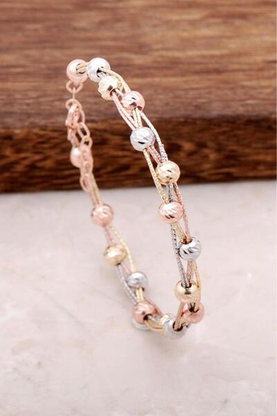 Sümer Telkari Dorissa Rose Gümüş Tasarım Bilezik 2971