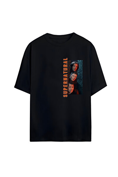 MAGORS SUPERNATURAL TASARIMLI UNISEX OVERSIZE T-SHIRT