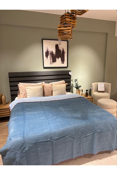Sesli Bohemhouse Oversize Double Sided Thick Soft Blanket - 2000Gr 200X220Cm