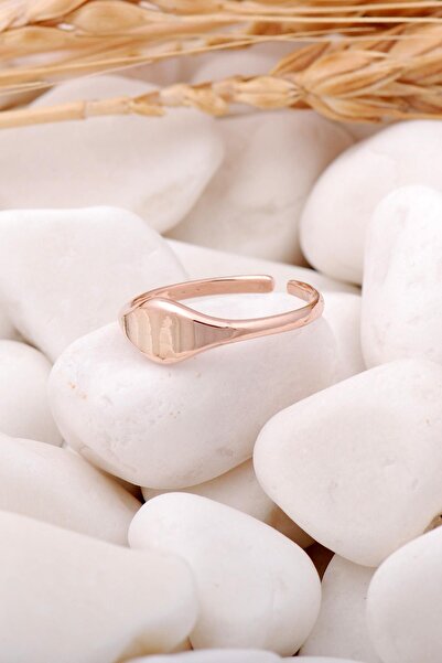 Sümer Telkari Tasarım Rose Gümüş Ince Yüzük 3455