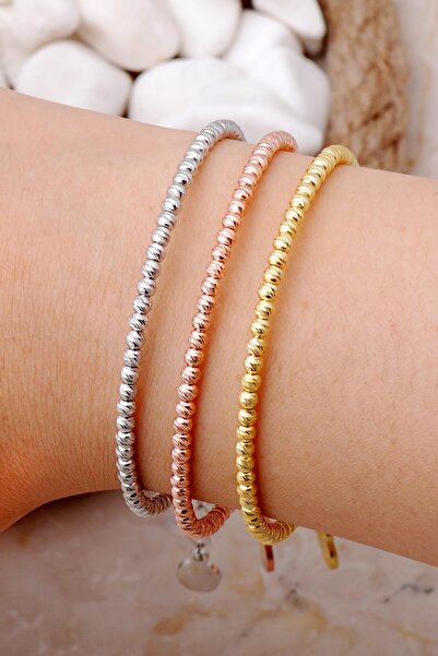 Sümer Telkari Dorissa Tasarım Altın Yaldız Rose Ve Rodyumlu Gümüş Kombin Bile...