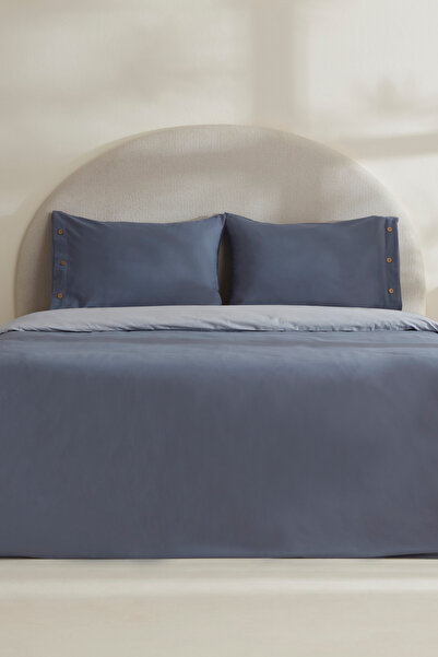 Karaca Home Basis %100 Pamuk Tek Kişilik Nevresim Takımı İndigo