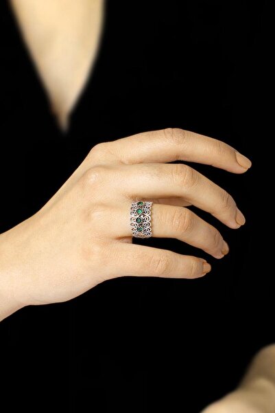 Sümer Telkari Telkari Işlemeli Gümüş Yüzük 2525