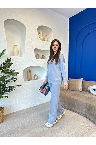 Devesta Moda Soft Modal Fabric Lycra Comfortable Casual and Stylish Bottom - Top Set Tracksuit Suit Stone Color