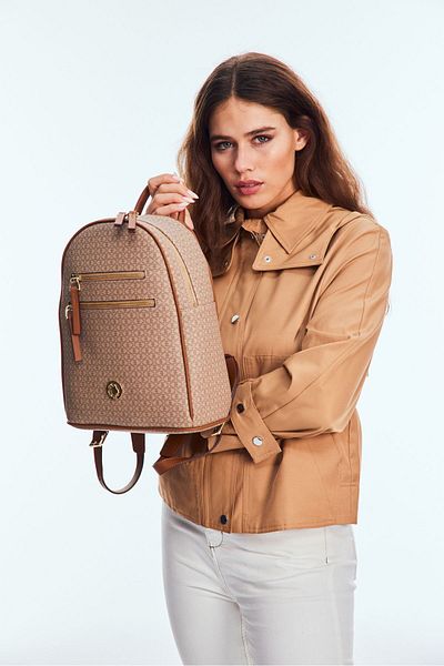U.S. Polo Assn. Rucsac de damă Beige-Tan - Us8407 Online Exclusiv