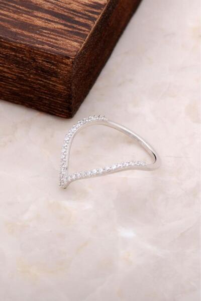 Sümer Telkari Zirkon Taşlı Tasarım Gümüş Yüzük 824