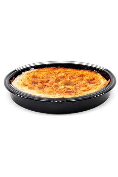 qussine صينية خبز دائرية من المينا مقاس 36 سم