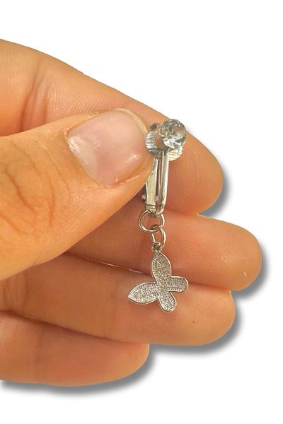 MAZEN Fake Compression Steel Belly Piercing Without Holes