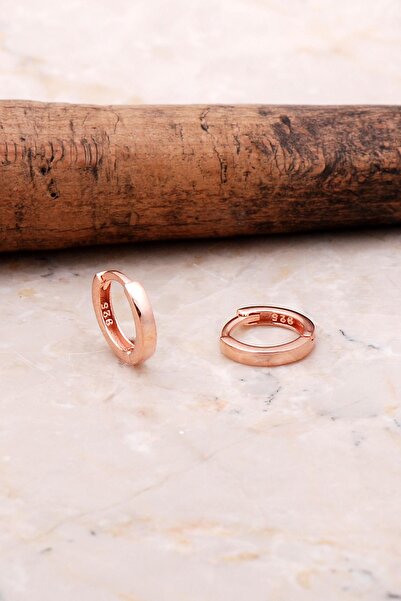 Sümer Telkari Rose Gümüş 12 Mm Halka Küpe 5145